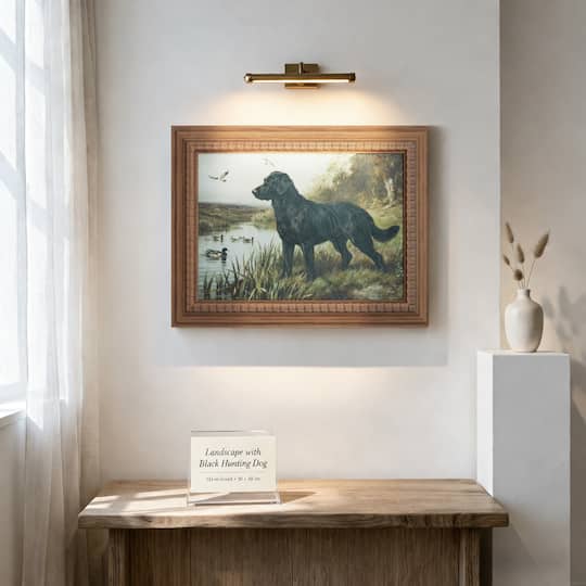 Framed Black Lab Wall Décor by Ashland®
